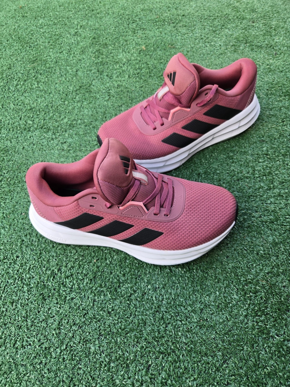 Adidas Women's Galaxy 7 running shoes in the Preloved Crimson colorway